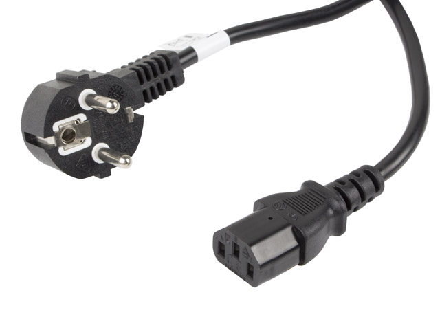 471857-ca-c13c-11cc-0100-bk-5901969409772-0.webp Lanberg CEE 7/7 to IEC 320 C13 Power Cord CA-C13C-11CC-0100-BK