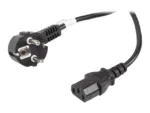 Lanberg   CEE 7/7 to IEC 320 C13 Power Cord   CA-C13C-11CC-0100-BK