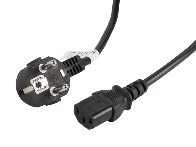 471858-ca-c13c-11cc-0030-bk-5901969409758-0.webp Lanberg CEE 7/7 to IEC 320 C13 Power Cord CA-C13C-11CC-0030-BK