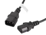 Lanberg   IEC 320 C13 to C14 Cable   CA-C13E-10CC-0018-BK