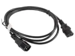 Lanberg   IEC 320 C13 to C14 Cable   CA-C13E-10CC-0018-BK