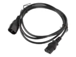 Lanberg   IEC 320 C13 to C14 Cable   CA-C13E-10CC-0018-BK