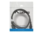 Lanberg   IEC 320 C13 to C14 Cable   CA-C13E-10CC-0018-BK