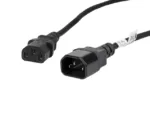 Lanberg   IEC 320 C13 to C14 Cable   CA-C13E-11CC-0018-BK
