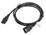 Lanberg   IEC 320 C13 to C14 Cable   CA-C13E-11CC-0018-BK