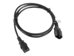 Lanberg   IEC 320 C13 to C14 Cable   CA-C13E-11CC-0018-BK