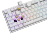 Genesis Thor 404   Mechanical Gaming Keyboard   Wired   US   White   USB   Gateron Yellow Pro