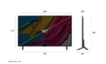 LG 50QNED80A3A   50   Smart TV   webOS 25   UHD   Black