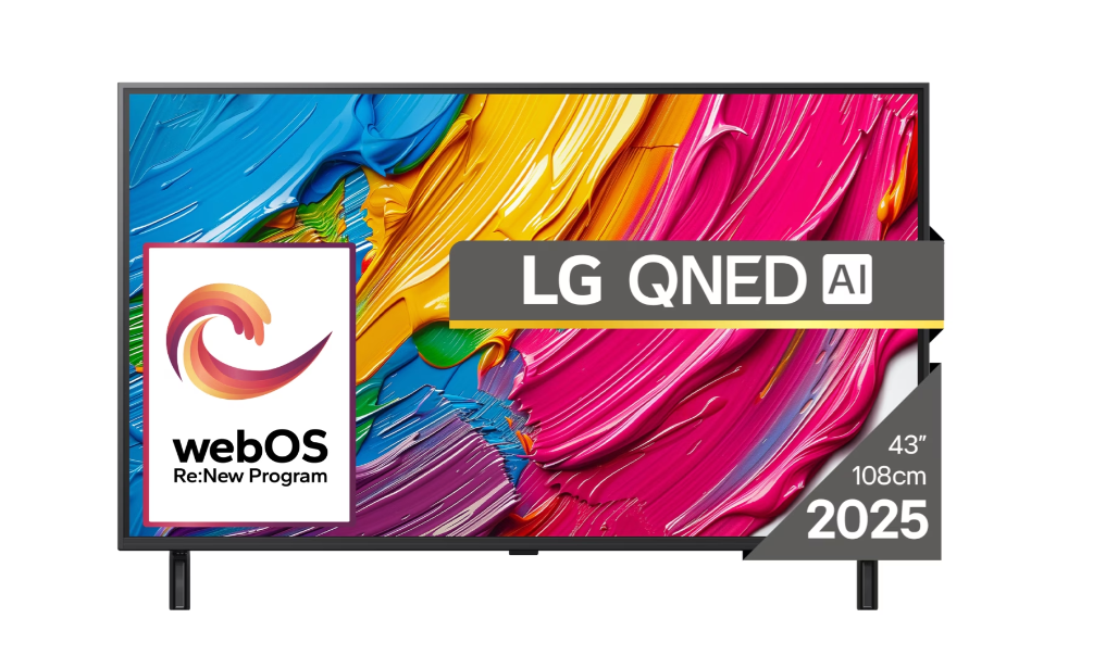 473819-43qned80a3a-8806096398494-0.webp LG 43QNED80A3A 43 Smart TV webOS 25 UHD Black