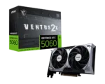 MSI GeForce RTX 5060 8G VENTUS 2X OC   NVIDIA   8 GB   GeForce RTX 5060   GDDR7   HDMI ports quantity 1   PCI Express Gen 5 x16