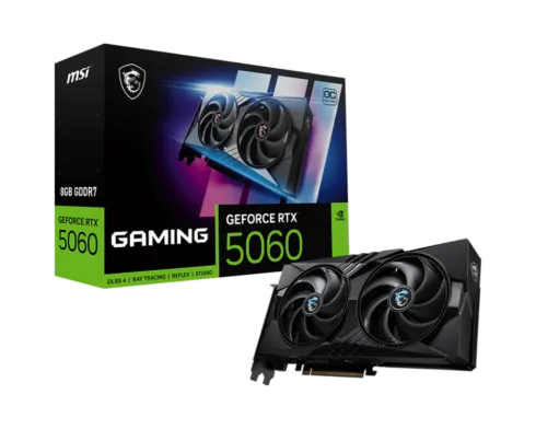 MSI GeForce RTX 5060 8G GAMING OC   NVIDIA   8 GB   GeForce RTX 5060   GDDR7   HDMI ports quantity 1   PCI Express Gen 5 x16 pin(uses x8)