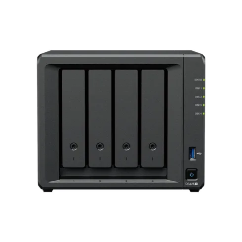 Synology DiskStation   DS425+   Intel Celeron   J4125   Processor frequency 2.0 GHz   2 GB   DDR4   Black