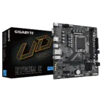 Gigabyte B760M E   Processor family Intel   Processor socket LGA1700   DDR5   Supported hard disk drive interfaces M.2, SATA   Number of SATA connectors 4