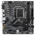 Gigabyte B760M E   Processor family Intel   Processor socket LGA1700   DDR5   Supported hard disk drive interfaces M.2, SATA   Number of SATA connectors 4