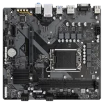 Gigabyte B760M E   Processor family Intel   Processor socket LGA1700   DDR5   Supported hard disk drive interfaces M.2, SATA   Number of SATA connectors 4