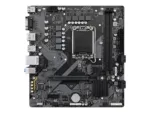 Gigabyte B760M E   Processor family Intel   Processor socket LGA1700   DDR5   Supported hard disk drive interfaces M.2, SATA   Number of SATA connectors 4