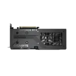 Vaizdo plokštė Gigabyte GeForce RTX 5060 Ti, šoninis vaizdas su HDMI ir DisplayPort prievadais