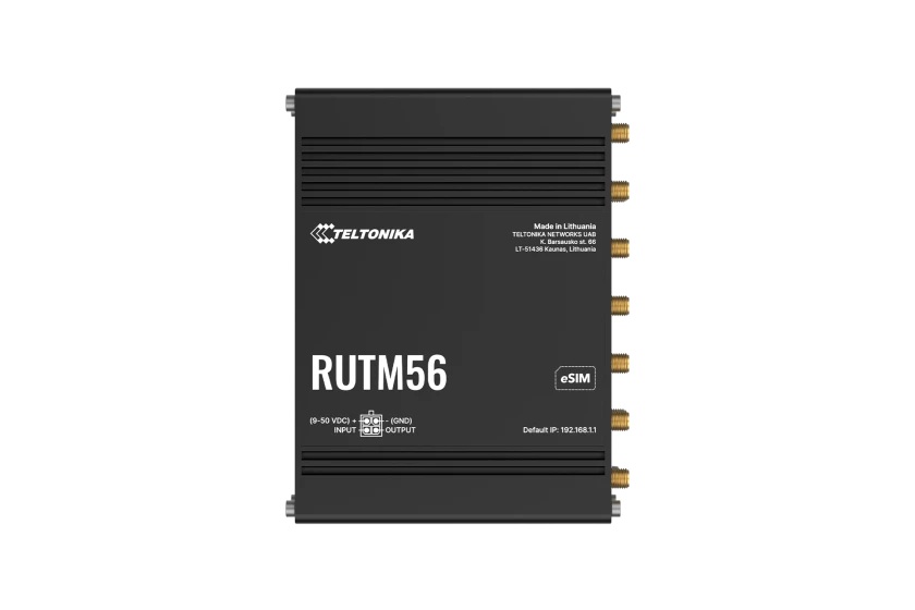 474795-rutm56000000-4779051845231-0.webp Teltonika Dual Modem Router RUTM56 802.11ac 10/100/1000 Mbit/s Ethernet LAN (RJ-45) ports 4 Mesh Support Yes MU-MiMO Yes No mobile broadband