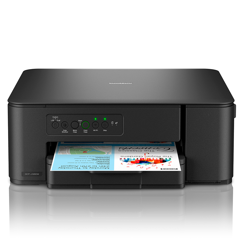 474796-dcpj1260wre1-4977766841825-0.webp Brother Multifunctional printer DCP-J1260W Inkjet Colour 3-in-1 A4 Wi-Fi Black