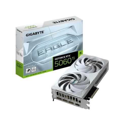 Gigabyte GeForce RTX 5060 Ti EAGLE OC ICE 8G su 8 GB GDDR7 atmintimi