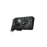 Vaizdo plokštė Gigabyte GeForce RTX 5060 Ti, šoninis vaizdas su HDMI ir DisplayPort prievadais
