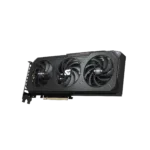 Vaizdo plokštė Gigabyte GeForce RTX 5060, šoninis vaizdas su HDMI ir DisplayPort prievadais
