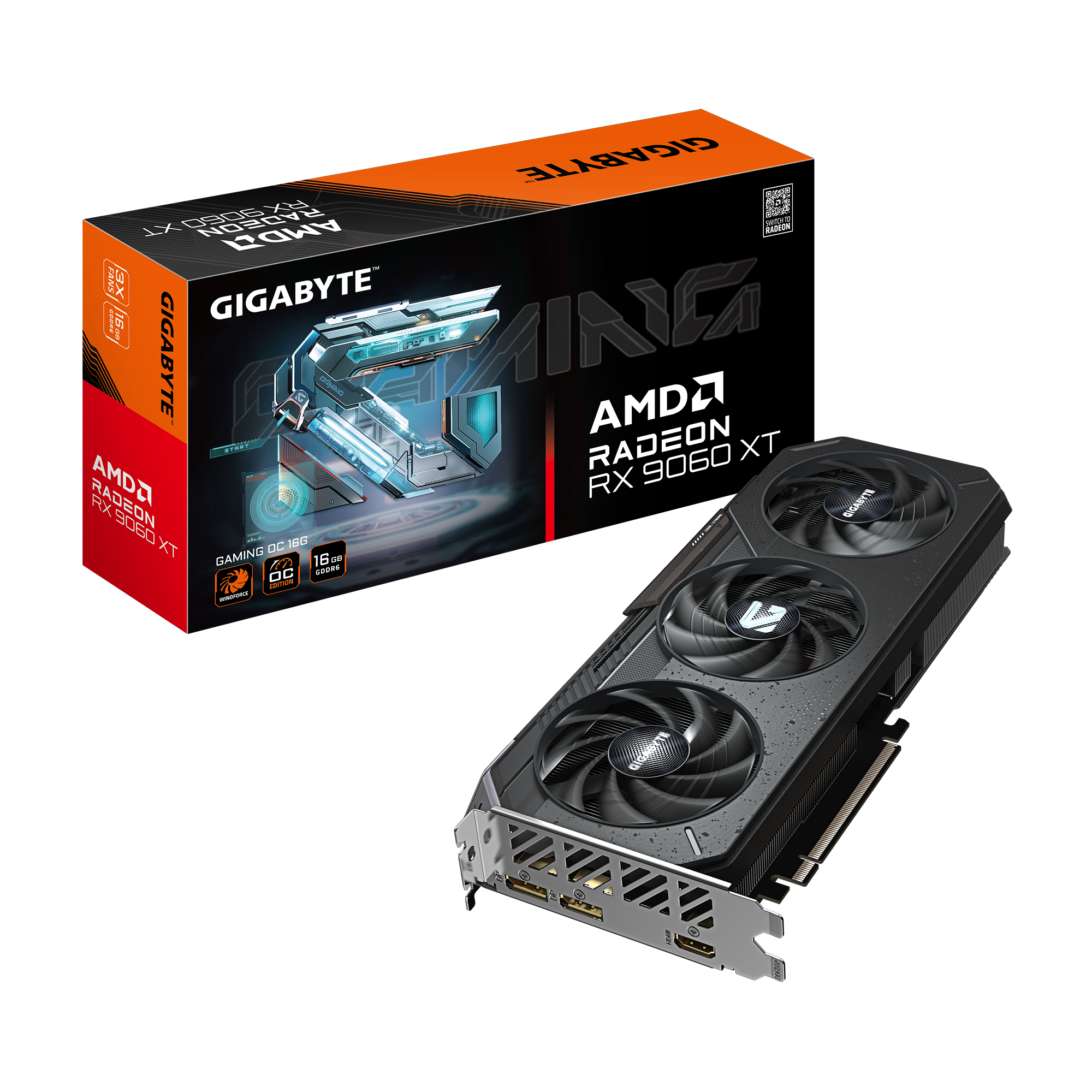 474824-gv-r9060xtgaming-oc-16gd-4719331356248-0.webp Gigabyte Radeon RX 9060 XT GAMING OC 16G su 16 GB GDDR6 atmintimi