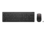 Lenovo Essential   Keyboard and Mouse Combo   Wireless   Russian/Cyrillic   Black   2.4 GHz