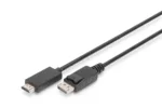 Digitus Adapter Cable, DP – HDMI type A   DisplayPort to HDMI   2 m