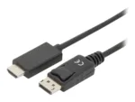 Digitus Adapter Cable, DP – HDMI type A   DisplayPort to HDMI   2 m