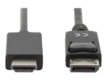 Digitus Adapter Cable, DP – HDMI type A   DisplayPort to HDMI   2 m