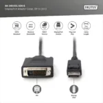 Digitus Adapter Cable, DP – DVI   DisplayPort   2 m