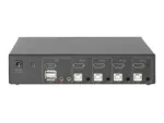 Digitus KVM Switch, 4 Port, Single Display, 4K, HDMI   DS-12880