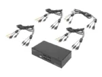 Digitus KVM Switch, 4 Port, Single Display, 4K, HDMI   DS-12880