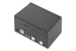 Digitus KVM Switch, 2 Port, Dual Display, 4K, HDMI   DS-12860