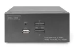 Digitus KVM Switch, 2 Port, Dual Display, 4K, HDMI   DS-12860