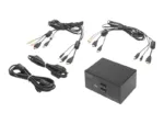 Digitus KVM Switch, 2 Port, Dual Display, 4K, HDMI   DS-12860