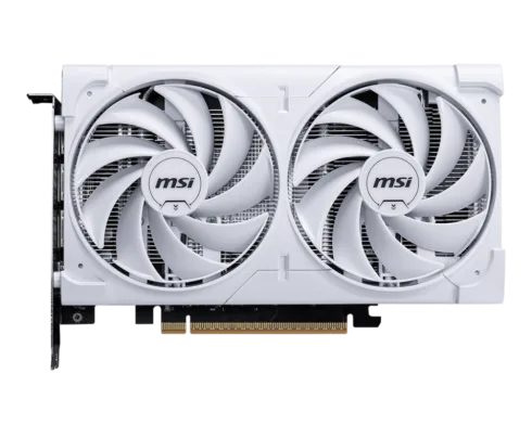 MSI GeForce RTX 5060 8G VENTUS 2X OC WHITE   NVIDIA   8 GB   GeForce RTX 5060   GDDR7   HDMI ports quantity 1   PCI Express Gen 5 x16 (uses x8)