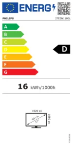Philips   27E2N1100L/00   27 ”   VA   16:9   100 Hz   4 ms   1920 x 1080 pixels   250 cd/m²   HDMI ports quantity 1   Black