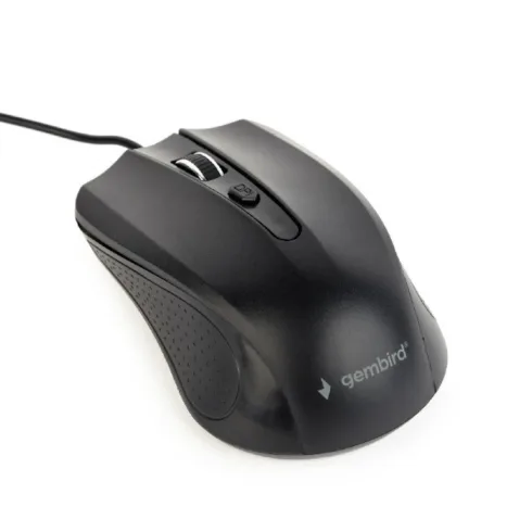 Gembird optinė pelė MUS-4B-01L, USB jungtis, juoda
