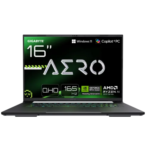 Gigabyte AERO X16 Gaming 1WH   Lunar White   16 ”   IPS   WQXGA   2560 x 1600 pixels   165 Hz   Anti-glare   AMD Ryzen Al 7   350   32 GB   SO-DIMM DDR5   Solid-state drive capacity 1000 GB   NVIDIA GeForce RTX 5070   GDDR7   8 GB   Windows 11 Home   802.11ax   Bluetooth version 5.2   Keyboard language US international   Keyboard backlit   Warranty 24 month(s)   Battery warranty 12 month(s)