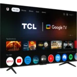 TCL 4K QLED TV   65T69C   65   Smart TV   Google TV   UHD   Black