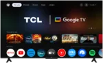 TCL 4K QLED TV   55T69C   55   Smart TV   Google TV   UHD   Black
