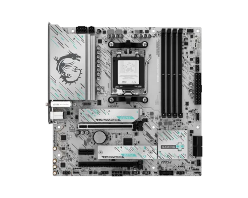 MSI B850M GAMING PLUS WIFI su AMD procesoriaus lizdu AM5 ir DDR5 atmintimi
