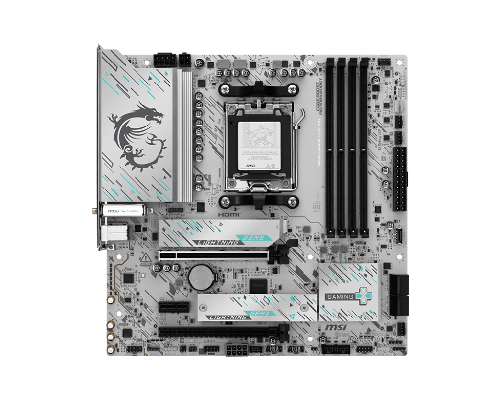 478332-b850m-gaming-plus-wifi-4711377347570-0.webp MSI B850M GAMING PLUS WIFI su AMD procesoriaus lizdu AM5 ir DDR5 atmintimi