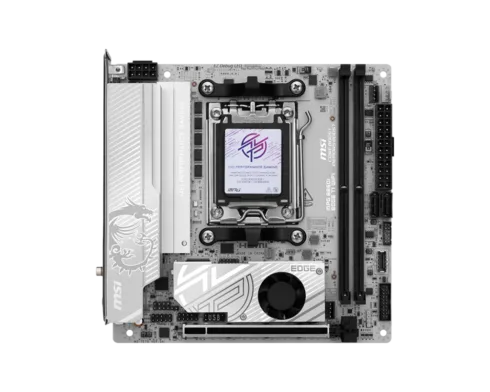 MSI MPG B850I EDGE TI WIFI su AMD B850 ir DDR5 atmintimi