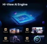 Hisense Mini LED TV   65U7Q   65   Smart TV   VIDAA Smart OS   UHD   Black