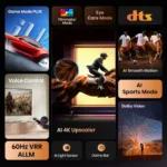 Hisense 4K TV   75A6Q   75   Smart TV   VIDAA Smart OS   UHD   Black