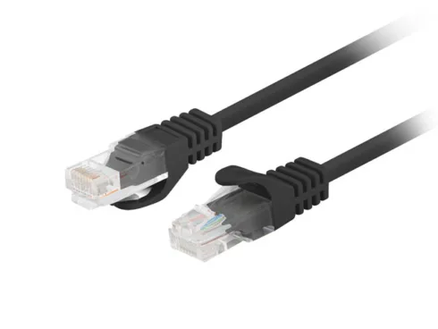 Lanberg   Patchcord CAT.5E UTP Fluke Passed   PCU5-10CC-0025-BK   0.25 m   Black
