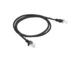 Lanberg   Patchcord CAT.5E UTP   PCU5-10CC-0100-BK   1 m   Black